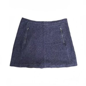 SIZE SMALL H&M Blue A-line Mini Skirt for Casual Wear
